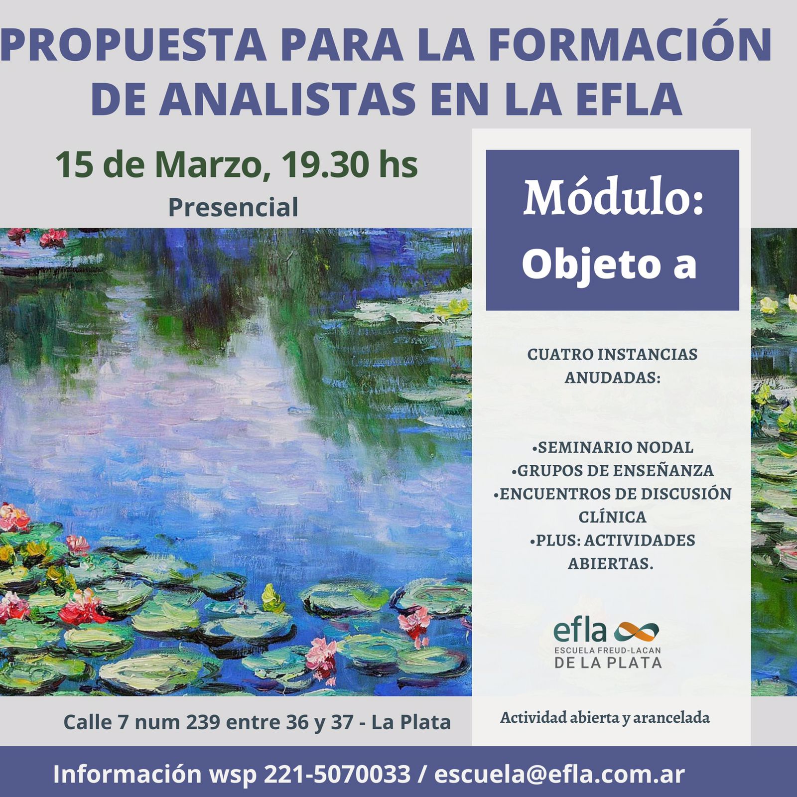 Flyer Módulo objeto a